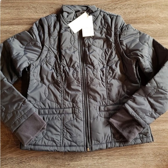 NEW! A New Day Navy Adaptive Quilted Onion Jacket -Converts to a Vest! Dark Blue - Picture 2 of 5